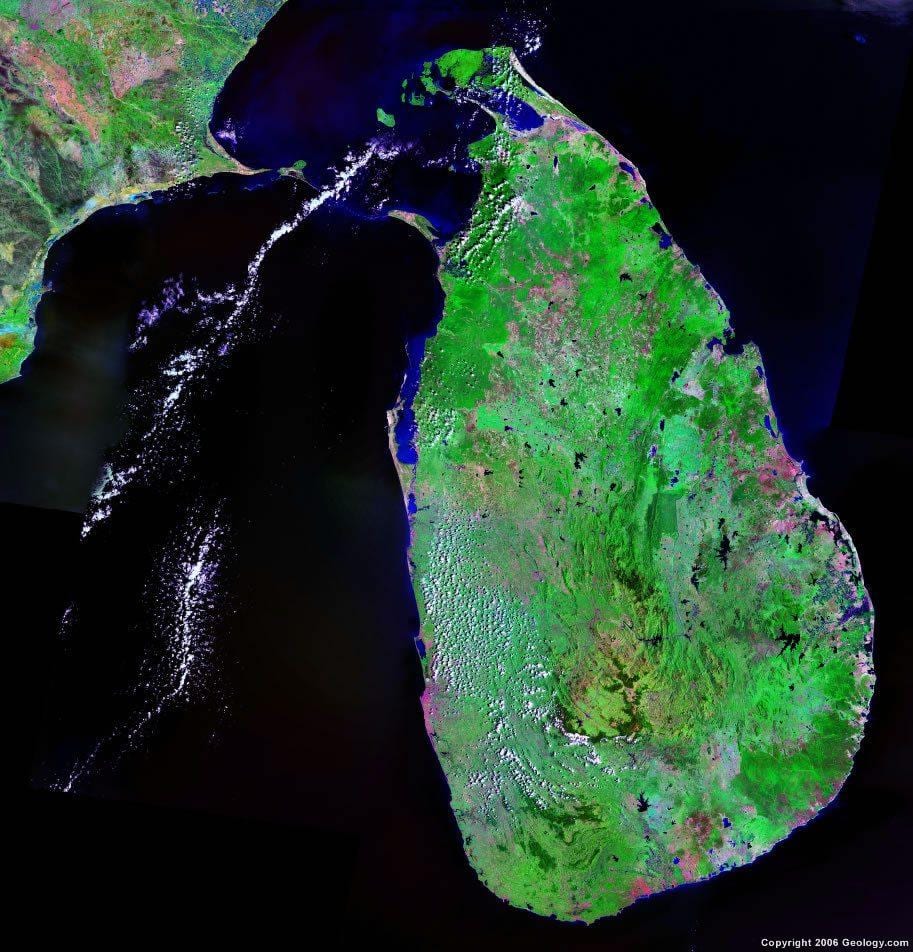 live satelītu karte Šrilanka