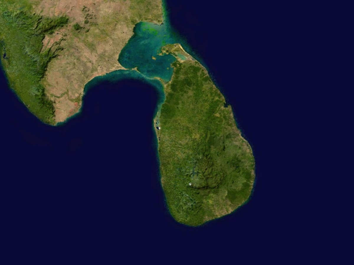 tiešsaistes satelīta karti Šrilanka