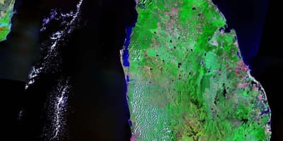 Live satelītu karte Šrilanka