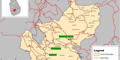 Karte riverston Šrilanka